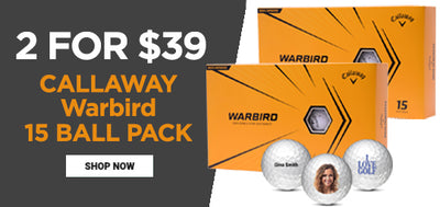 Callaway Warbird 15 ball pack - 2 for $39