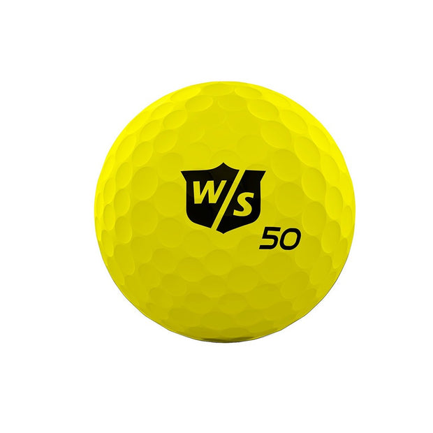 Wilson Staff 50 Elite Yellow Golf Balls