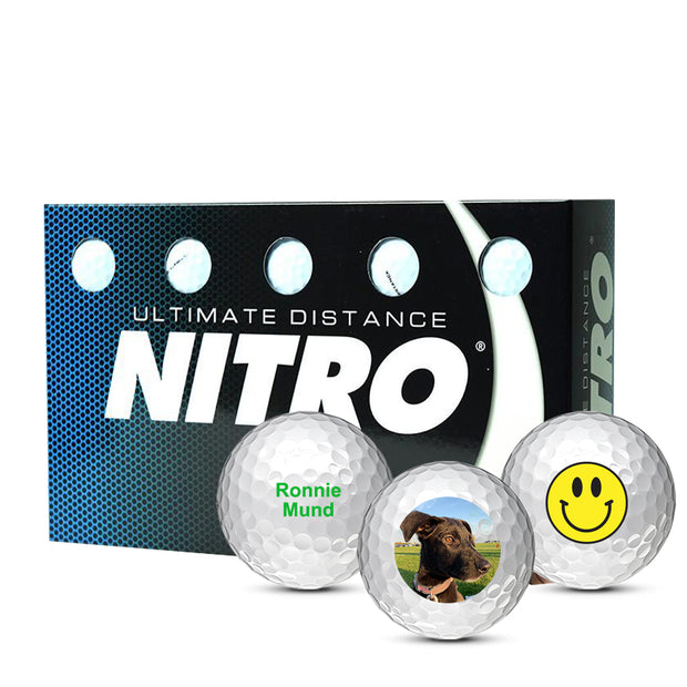 Nitro Ultimate Distance Golf Balls 15 Ball Pack