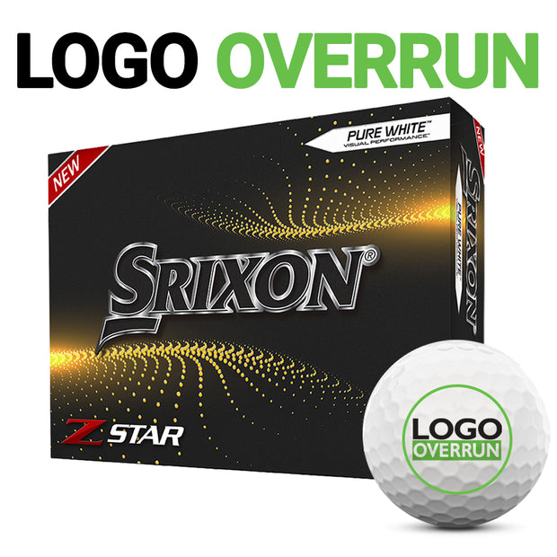 Srixon Z-Star Golf Balls - LOGO OVERRUN