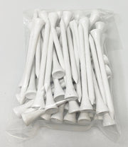 White Wood 3-1/4" Golf Tees - 100 PACK