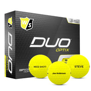 Wilson Staff DUO Optix Yellow Golf Balls