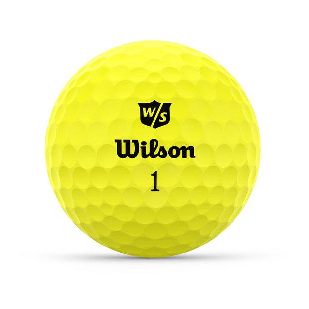Wilson Staff DUO Optix Yellow Golf Balls