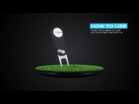 White Pitchfix Original 2.0 Divot Tool